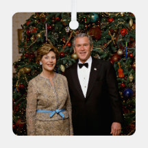 Präsident George Bush, Laura Christmas White House