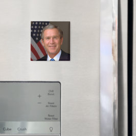 Präsident George W Bush Offiziell Portrait Magnet