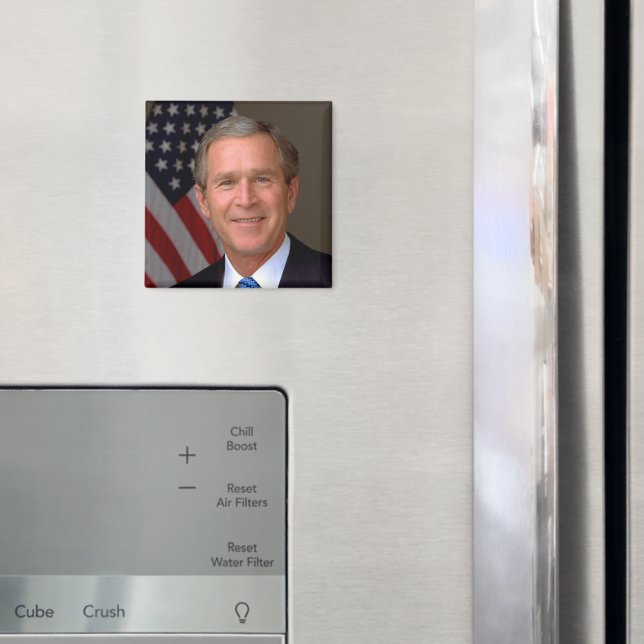 Präsident George W Bush Offiziell Portrait Magnet (In Situ (Kühlschrank))