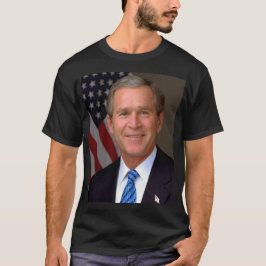 Präsident George W Bush Offiziell Portrait T-Shirt