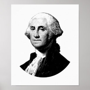 Präsident George Washington Graphic Poster