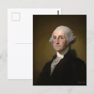 Präsident George Washington Postkarte