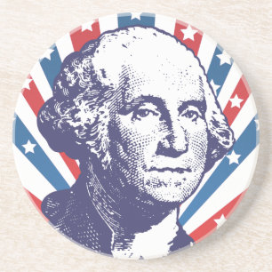 Präsident George Washington Sandstein Untersetzer