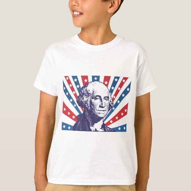Präsident George Washington T-Shirt (Vorderseite)