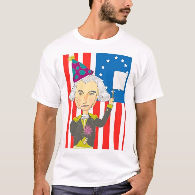 Präsident George Washington T-Shirt (Vorderseite)