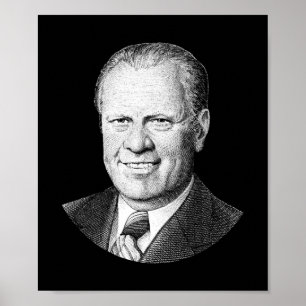 Präsident Gerald Ford Graphic Poster