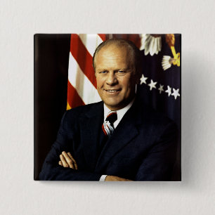 Präsident Gerald Ford Portrait Button