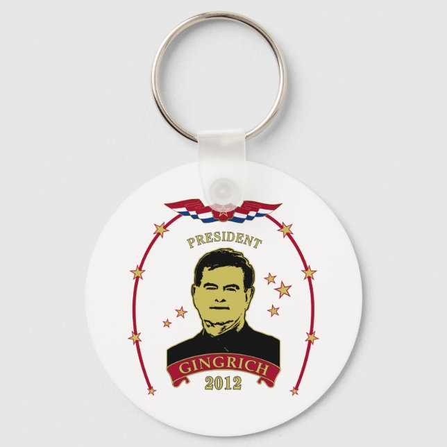 Präsident Gingrich 2012 Schlüsselanhänger (Vorderseite)