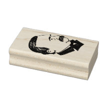 Präsident Grover Cleveland 1,5" x 3" Gummi-Briefma