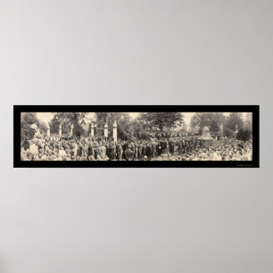 Präsident Harding Beerdigung Foto 1923 Poster