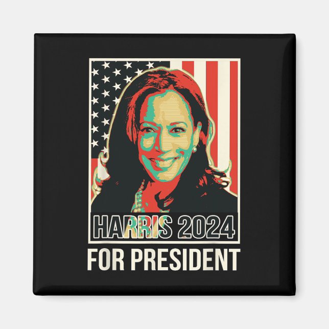 Präsident Harris 2024 für den Präsidenten Magnet (Vorne)