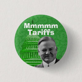 Präsident Herbert Hoover Tarife Button