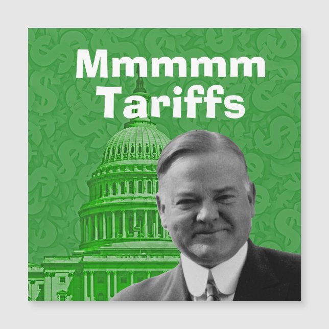 Präsident Herbert Hoover Tarife Magnetkarte (Vorderseite)