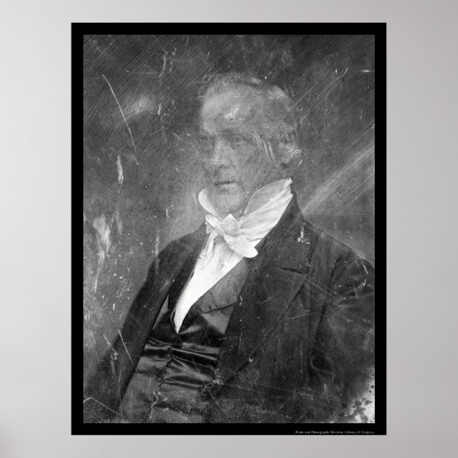Präsident James Buchanan Daguerreotype 1845 Poster (Vorne)