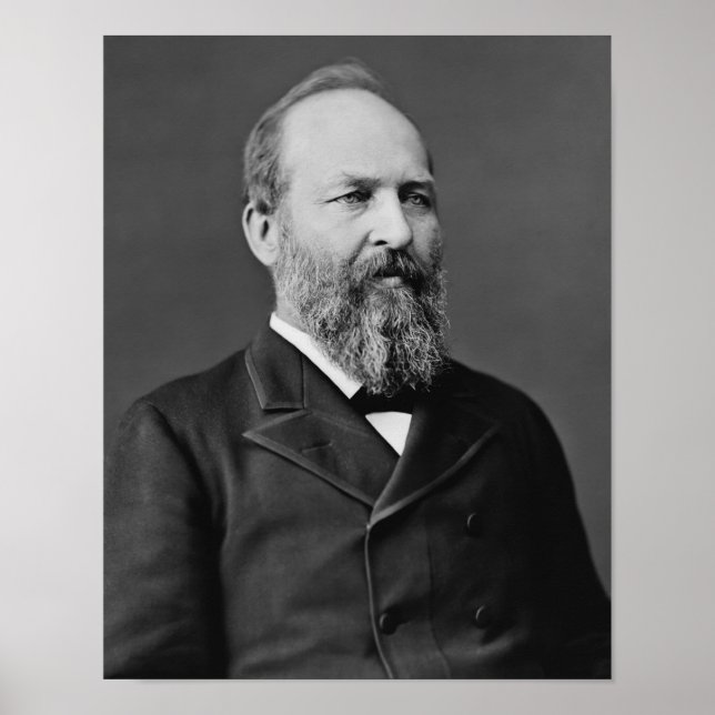 Präsident James Garfield Poster (Vorne)