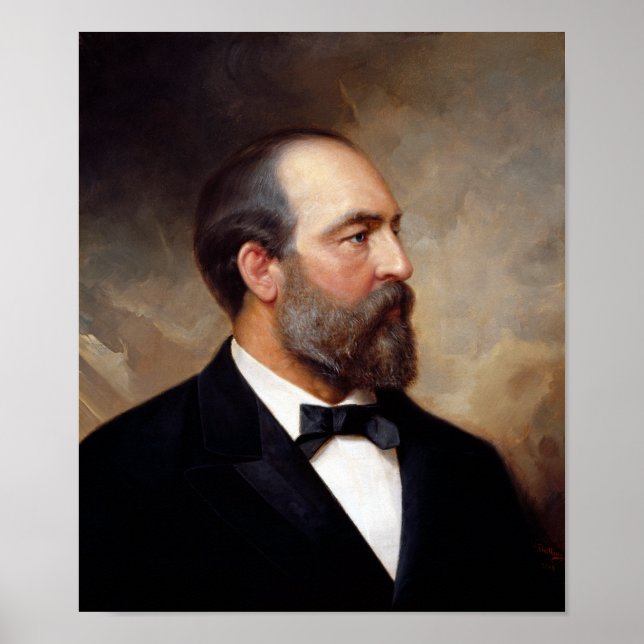 Präsident James Garfield Poster (Vorne)