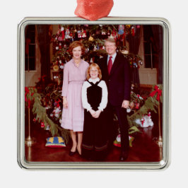 Präsident James Jimmy Carter White House Ornament Aus Metall