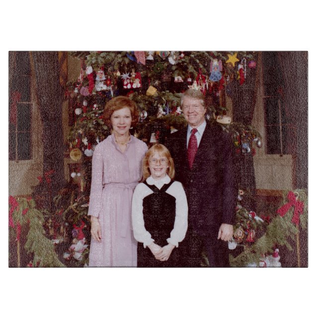 Präsident James Jimmy Carter White House Schneidebrett (Vorderseite)