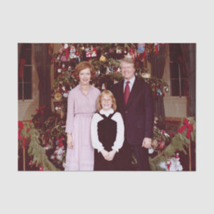 Präsident James Jimmy Carter White House Seidenpapier