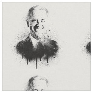 Präsident Joe Biden Graffiti Stoff