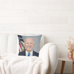 Präsident Joe Biden Offiziell Portrait 2021 Kissen