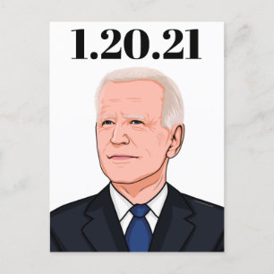 Präsident Joe Biden Postkarte