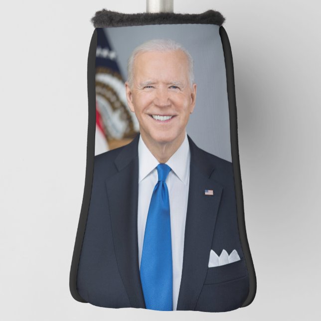 Präsident Joe Biden White House Portrait Golf Headcover (Rotieren 90)