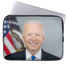 Präsident Joe Biden White House Portrait Laptop Laptopschutzhülle
