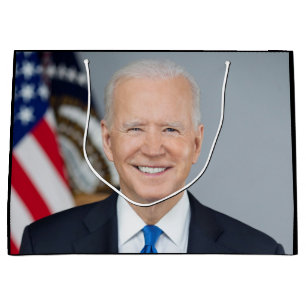 Präsident Joe Biden White House Portrait Medium Große Geschenktüte