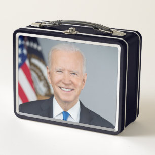 Präsident Joe Biden White House Portrait Metall Brotdose