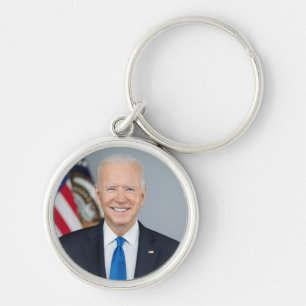 Präsident Joe Biden White House Portrait Schlüsselanhänger