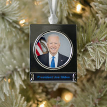 Präsident Joe Biden White House Portrait Silver