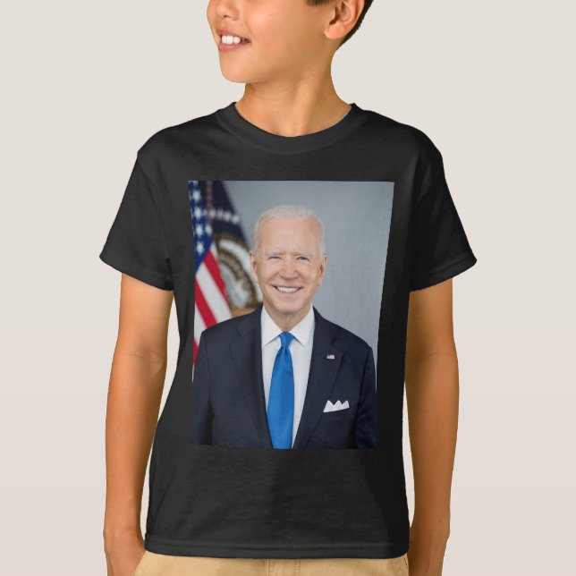 Präsident Joe Biden White House Portrait T-Shirt (Vorderseite)