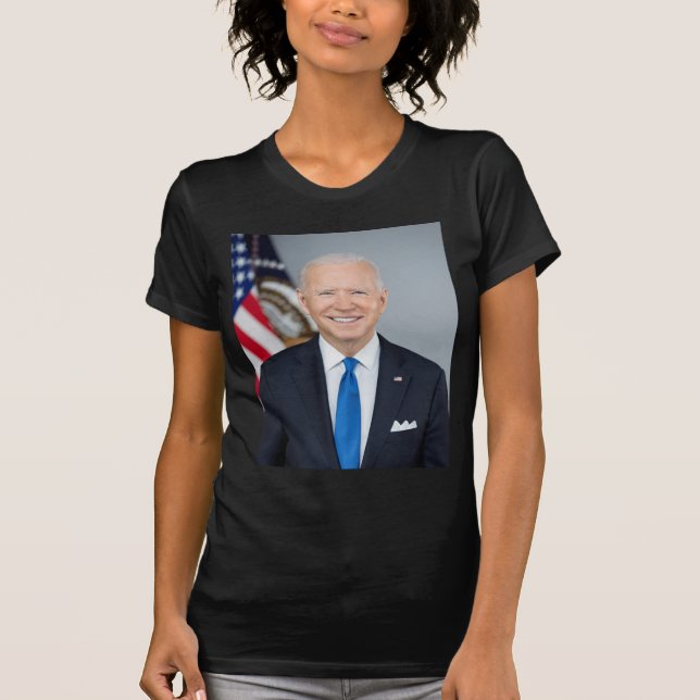 Präsident Joe Biden White House Portrait T-Shirt (Vorderseite)