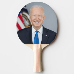 Präsident Joe Biden White House Portrait Tischtennis Schläger