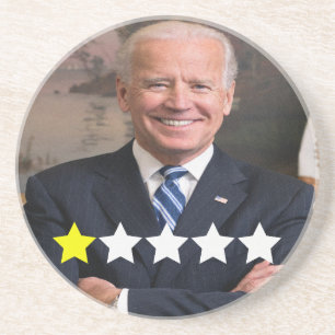 Präsident Joe Biden Zulassungsbewertung Getränkeuntersetzer
