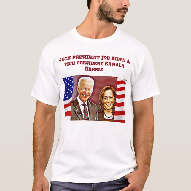 Präsident JoeBident - Vizepräsident Kamala Harris  T-Shirt (Vorderseite)