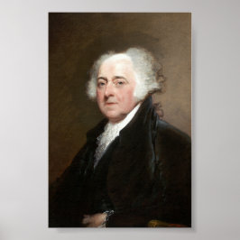 Präsident John Adams Poster