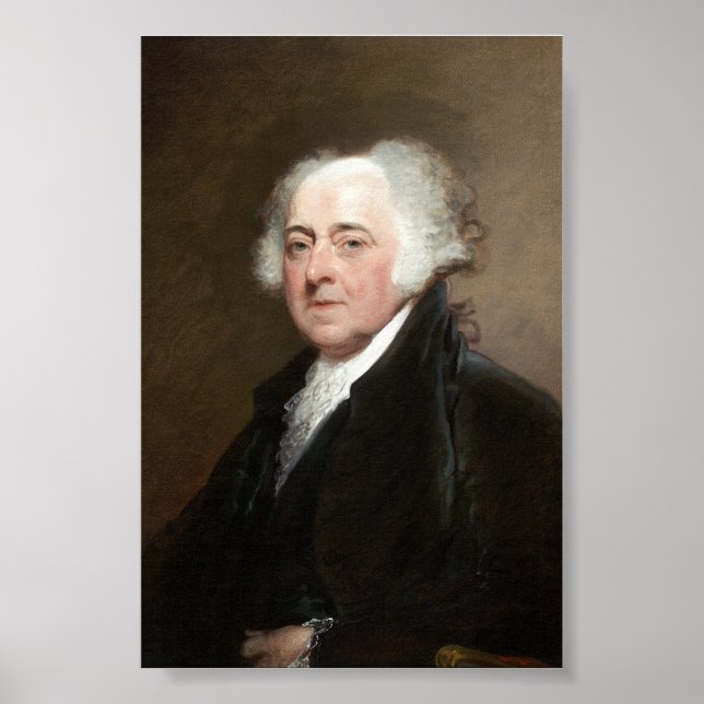 Präsident John Adams Poster (Vorne)