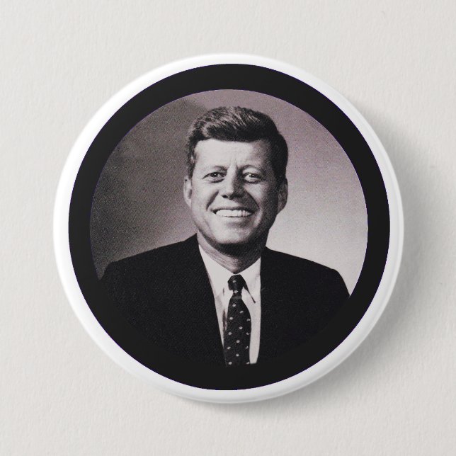 Präsident John F. Kennedy Button (Vorderseite)