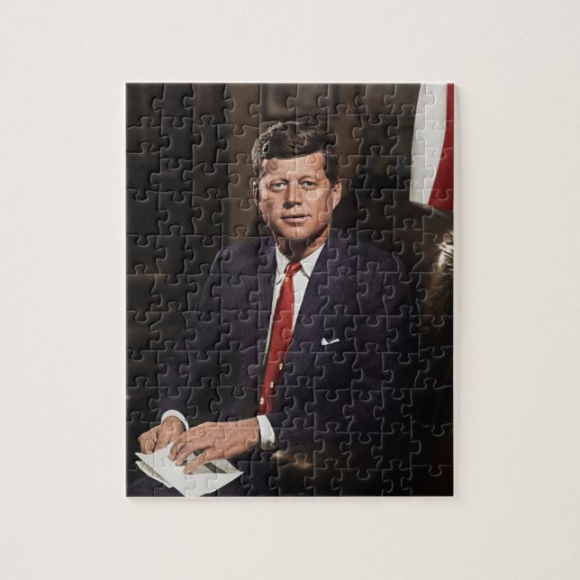 Präsident John F. Kennedy Puzzle (Vertikal)