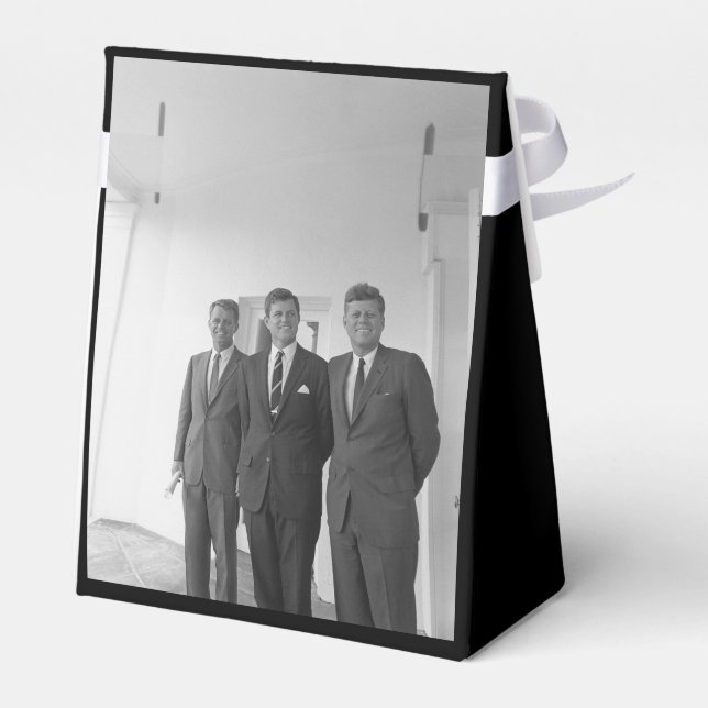 Präsident John Kennedy & Brothers American Camelot Geschenkschachtel (Rückseite)