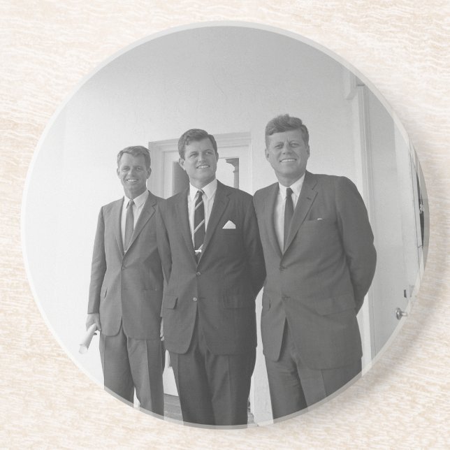 Präsident John Kennedy & Brothers American Camelot Getränkeuntersetzer (Vorne)