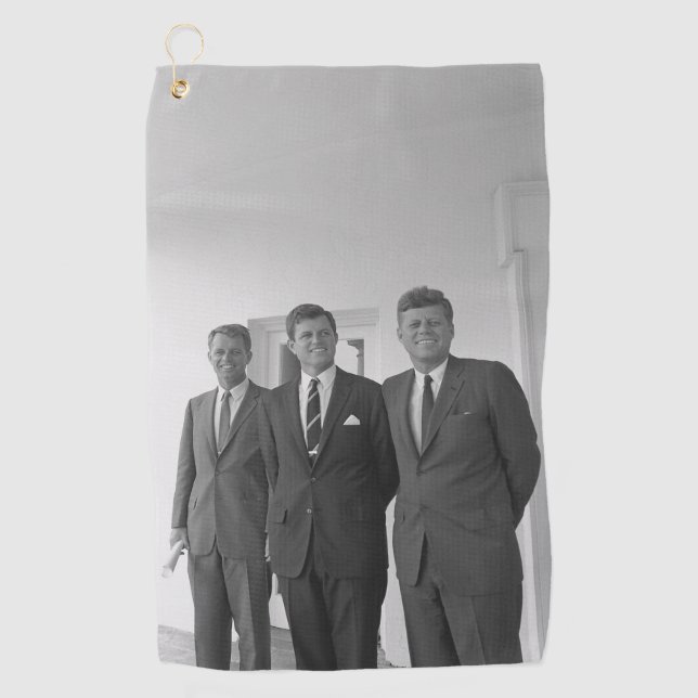 Präsident John Kennedy & Brothers American Camelot Golfhandtuch (Vorderseite)