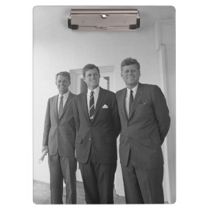 Präsident John Kennedy & Brothers American Camelot Klemmbrett