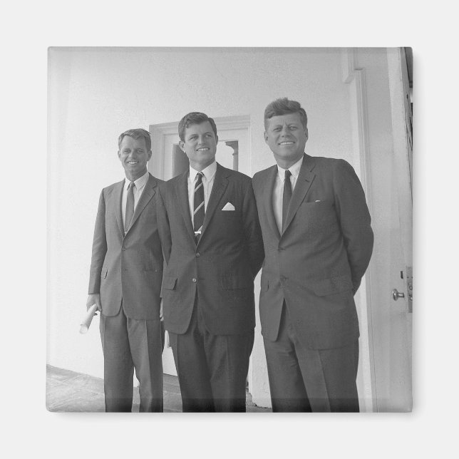 Präsident John Kennedy & Brothers American Camelot Magnet (Vorne)