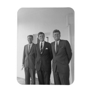 Präsident John Kennedy & Brothers American Camelot Magnet