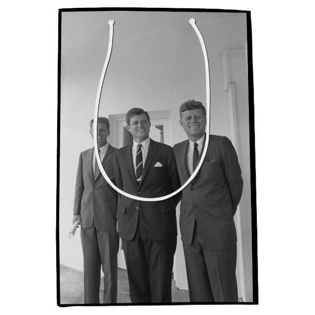 Präsident John Kennedy & Brothers American Camelot Mittlere Geschenktüte (Vorderseite)