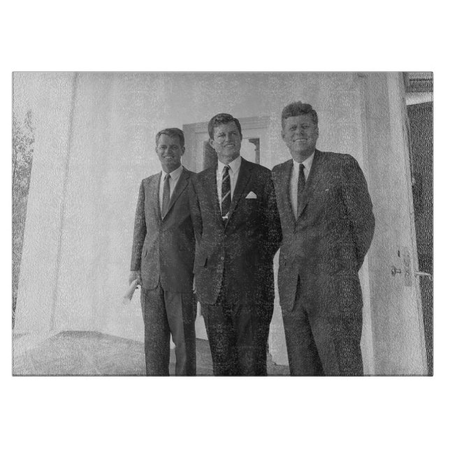 Präsident John Kennedy & Brothers American Camelot Schneidebrett (Vorderseite)