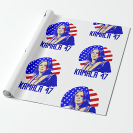 Präsident Kamala harris 47 Geschenkpapier